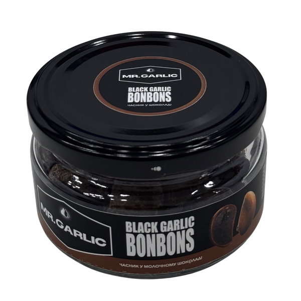 BONBONS Дольки чорного часнику в молочному шоколаді 100 гр. 0055 фото